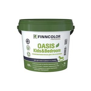 TIKKUR Краска Oasis Kids&Bedroom A 0,9л — изображение 1