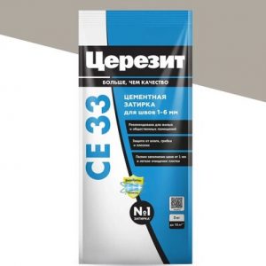 Затирка CE33 серая 2кг, Церезит — изображение 1