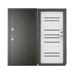 Дверь входная ТИТАН-2050 Бетон снежный/Графит 860 левая — изображение 2