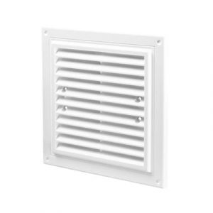 Решетка вентиляционная 170*240 неразъемная с москитной сеткой — изображение 1