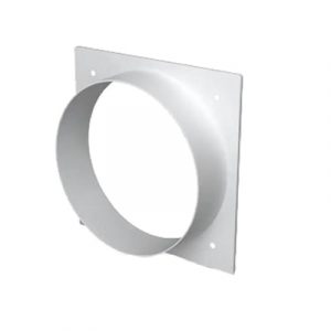 Пластина настенная 150*150 с фланцем D100 — изображение 1