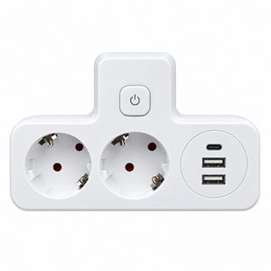 Адаптер двойной 2USB 1Type-c с выключателем с индикатором — изображение 1