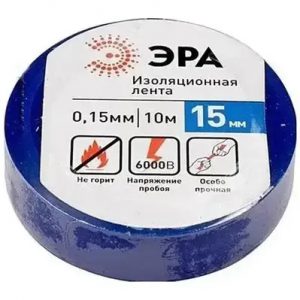 Изолента ЭРА Синяя 10м — изображение 1