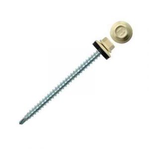 №59  САМОРЕЗ КРОВЕЛЬНЫЙ 4,8*70  RAL 1015 (1КГ) — изображение 1