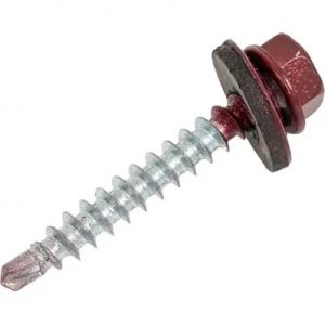 №60 САМОРЕЗ КРОВЕЛЬНЫЙ 4,8*51  RAL 3005 (1КГ) — изображение 1