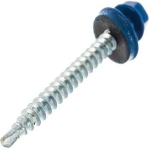 №62  САМОРЕЗ КРОВЕЛЬНЫЙ 4,8*51  RAL 5005 (1КГ) — изображение 1