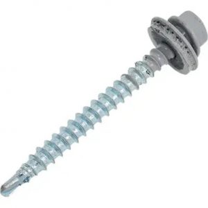 №66  САМОРЕЗ КРОВЕЛЬНЫЙ 4,8*51  RAL 7004 (1КГ) — изображение 1