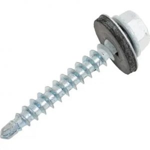 №72  САМОРЕЗ КРОВЕЛЬНЫЙ 4,8*51  RAL 9003 (1КГ) — изображение 1