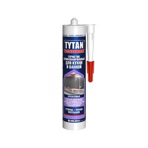 Герметик Tytan Professiona силиконакриловый для ванной и кухни белый 2 — изображение 1
