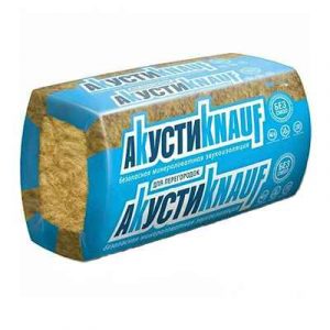 Утеплитель плита АкустиKnauf AS 1230*610*50мм 16шт 0,6м3, Кнауф — изображение 1