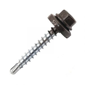 Саморез кровельный 4,8*29 RAL 8017 шоколад-коричневый (1КГ) по дереву — изображение 1