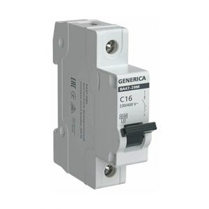 Автомат IEK GENERICA BA47-29M 1P 16A 4,5кА — изображение 1