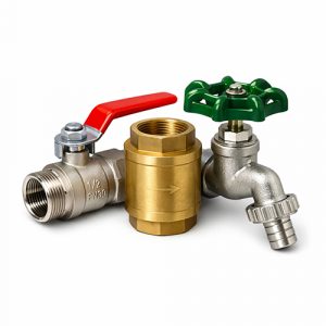 Краны шаровые, вентили, клапаны