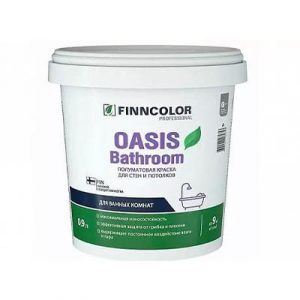 Краска Oasis Bathroom A п/мат 0,9л/6 — изображение 1