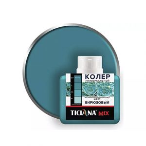 Колер паста Тициана №3 RAL 500115 бирюзовый 80мл/12 — изображение 1