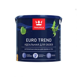 TIKKUR Краска д/обоев и стен Euro Trend A мат 2,7л — изображение 1