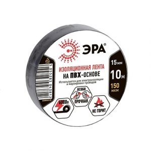 Изолента ЭРА Черная 10м — изображение 1