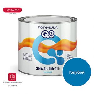 Эмаль ПФ-115 Formula Q8 голубая 1,8кг — изображение 1