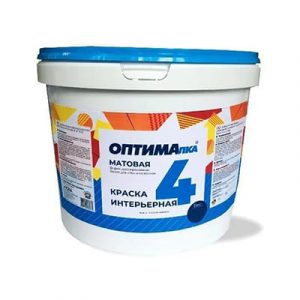 Краска интерьерная Оптималка-4 7кг/1 — изображение 1