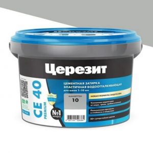 Затирка эластичная СЕ40 манхеттен 2кг, Церезит — изображение 1