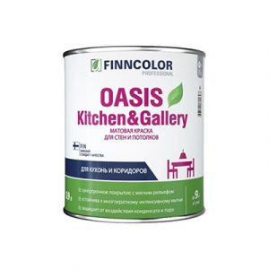 Краска Oasis Kitchen&Gallary С мат 0,9л/6 — изображение 1
