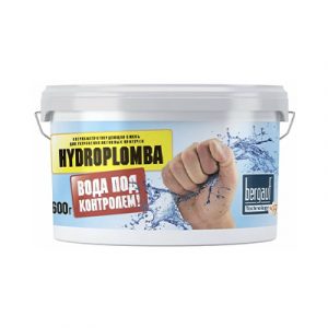 Гидроизоляция для остановки течей HydroPLOMBA 0,6кг, Бергауф — изображение 1
