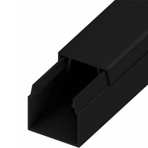 Кабель-канал 16*16 3D Черный (2м) — изображение 1