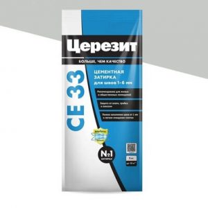 Затирка CE33 серебристо-серый 2кг, Церезит — изображение 1