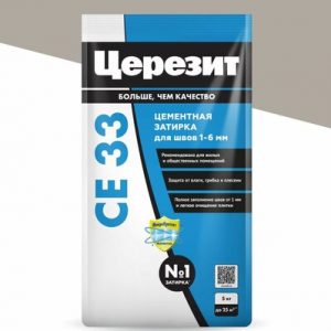 Затирка CE33 серая 5кг, Церезит — изображение 1