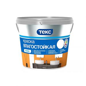 Краска интерьерная влагостойкая Текс Профи 4,5л/1 — изображение 1