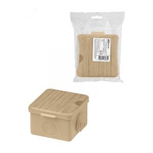 Коробка распределительная квадратная сосна о/у IP54 65*65*50 — изображение 1