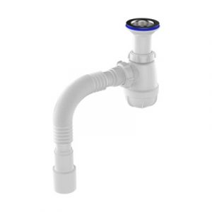 Сифон для мойки AQUANT В0515 1/2х40 удлиненная горловина 40х40/50 — изображение 1