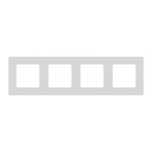 Рамка 4м. белый классик "ЭРА 12" — изображение 1