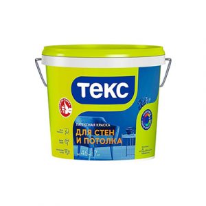 Краска интерьерная Текс латексная универсальная 7кг/1 — изображение 1