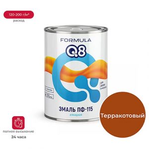 Эмаль ПФ-115 Formula Q8 терракотовая 1,8кг — изображение 1