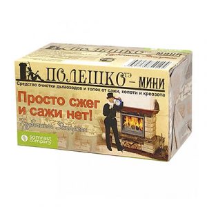 Средство для очистки дымоходов от сажи "Трубочист экспресс" полешко — изображение 1