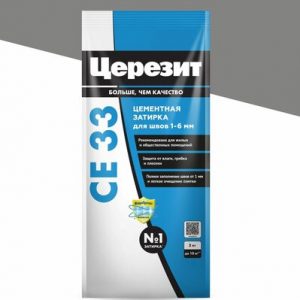 Затирка CE33 антрацит 2кг, Церезит — изображение 1