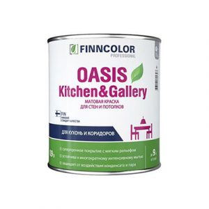 Краска Oasis Kitchen&Gallary А мат 0,9л/6 — изображение 1