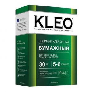 Клей KLEO OPTIMA стандартный 5-6 рул. (120г)/20 — изображение 1