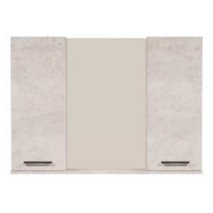 Зеркало-шкаф ВАРНА 105 бетон лофт — изображение 1