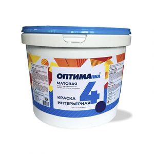 Краска интерьерная Оптималка-4 14кг/1 — изображение 1