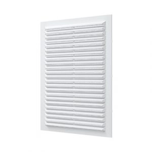 Решетка вентиляционная 175*240 неразъемная с москитной сеткой — изображение 1