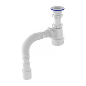 Сифон для мойки AQUANT РВ0115 1/2х40 с гибкой трубой 40х40/50 — изображение 1