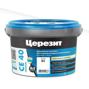 Затирка эластичная СЕ40 белая 2кг, Церезит — изображение 1