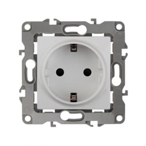 Механизм розетки 1м. белый "ЭРА 12" — изображение 1