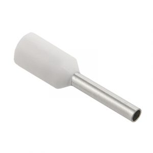 Наконечник-гильза НШВИ НГИ 0,75 белый Е7508 (уп. 20 шт.) "IEK" — изображение 1