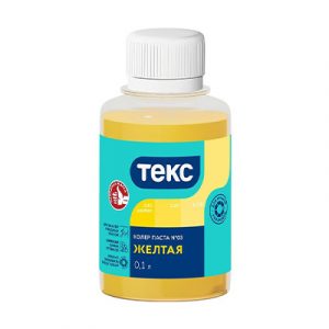 Колер паста Текс желтый 100мл/30 — изображение 1