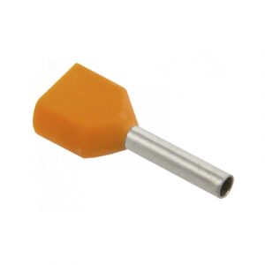 Наконечник-гильза НШВИ НГИ2 0,5-8 оранжевый (уп. 20 шт.) "IEK" — изображение 1