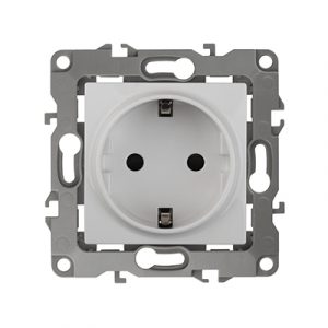 Механизм розетки 1м. белый "ЭРА 12" — изображение 1