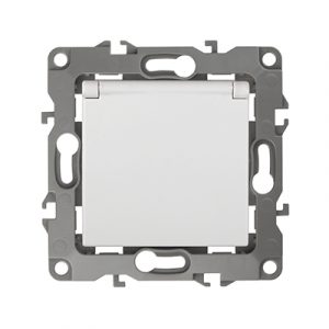 Механизм розетки 1м. белый "ЭРА 12" — изображение 1